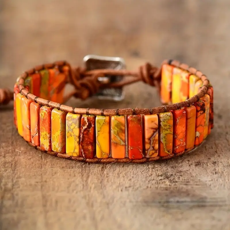 Solar Energy Imperial Jasper Bracelet