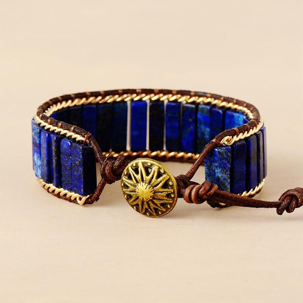 Powerful Lapis Lazuli Shield Bracelet