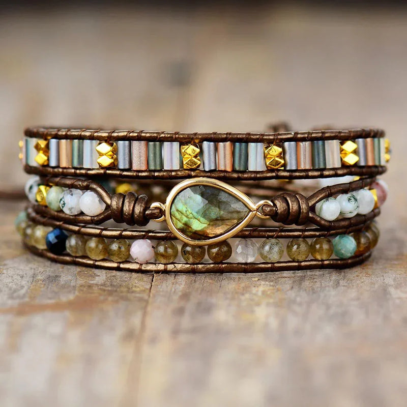 Labradorite Shielding Bracelet