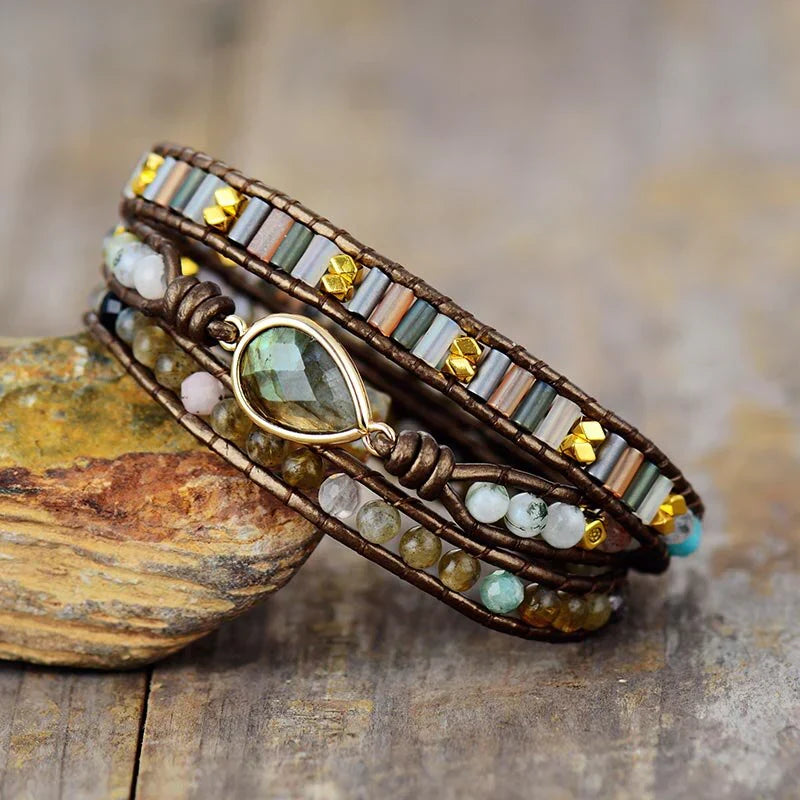 Labradorite Shielding Bracelet