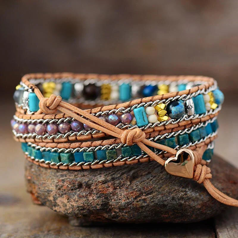 Passionate Opal Heart Bracelet