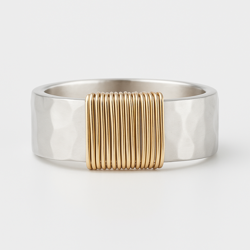 Brenda - Antique Gold and Silver Ring
