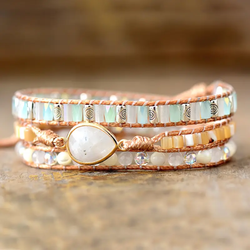 Luminous Moonstone Bracelet