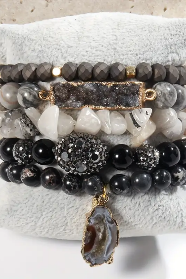 Enchanted Dual-Tone Black & White Bracelet Collection