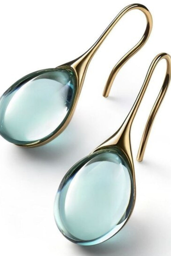 Elle -  Radiant Crystal Dangle Earrings