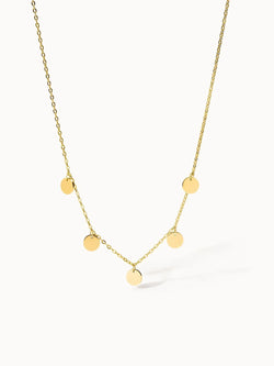 Gold Funky Buddha Pendant Necklace