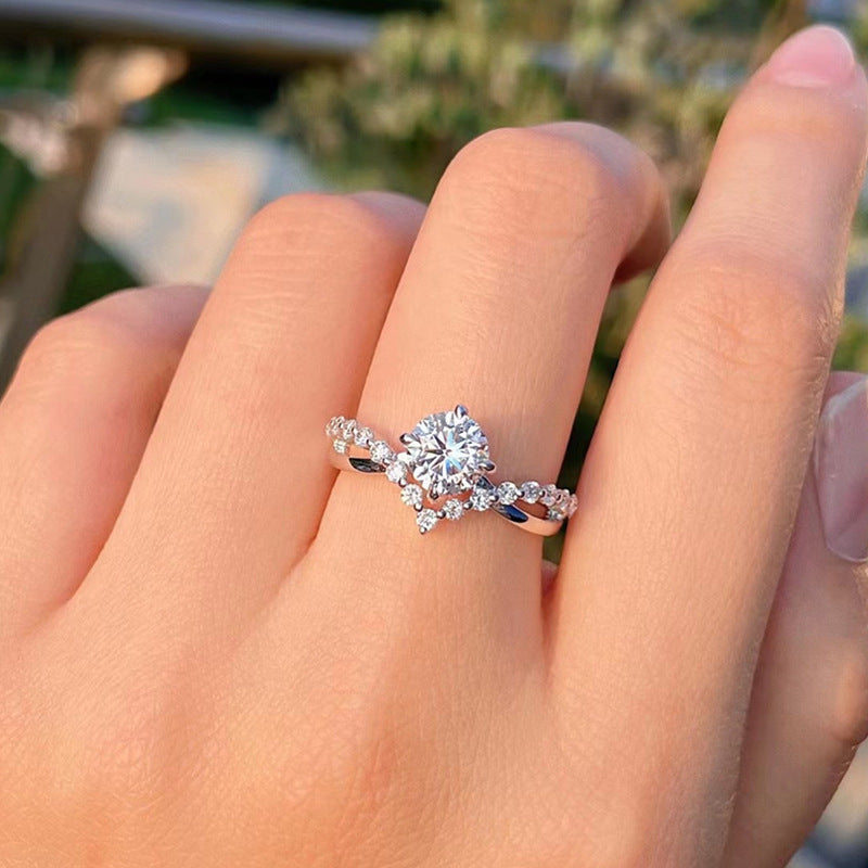 Celina - Everhart White Gold Ring