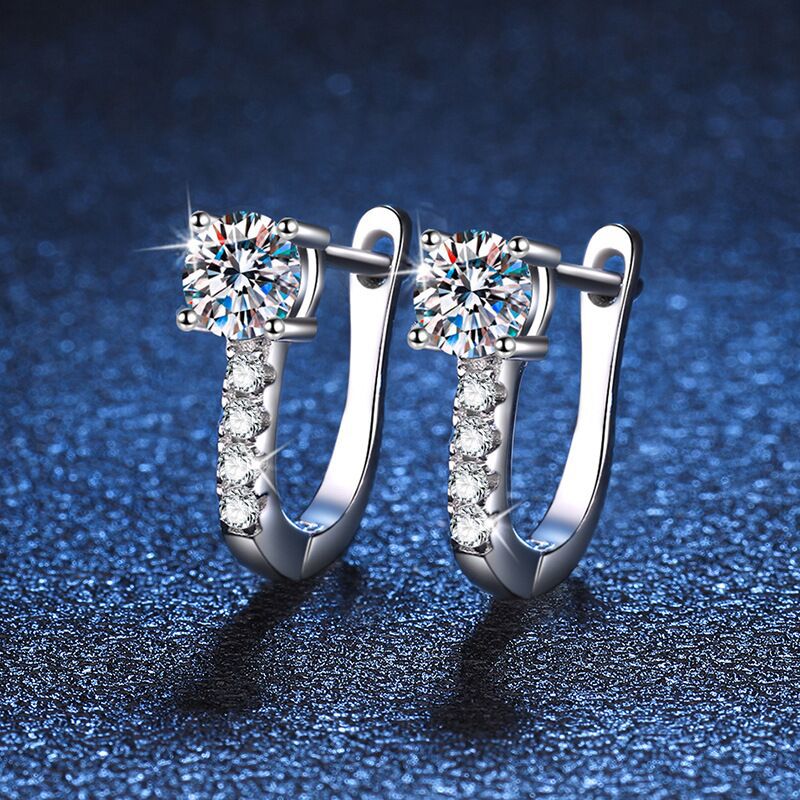 Noelle - Earrings in White Gold