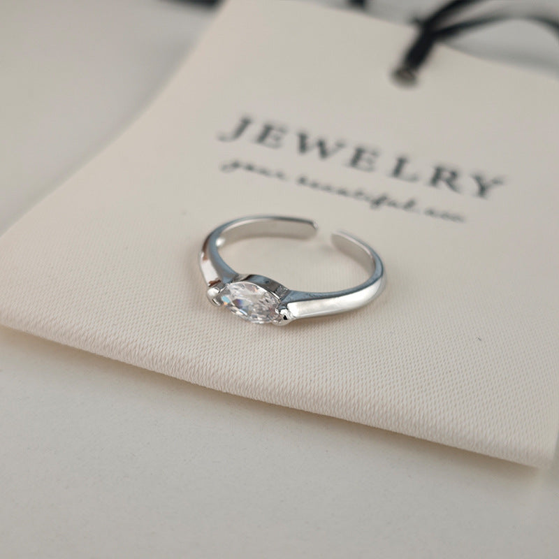 Aya Gold Sterling Silver Ring
