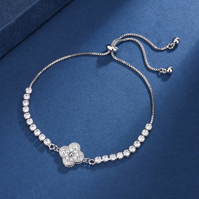 Riley - White Gold Charm Set