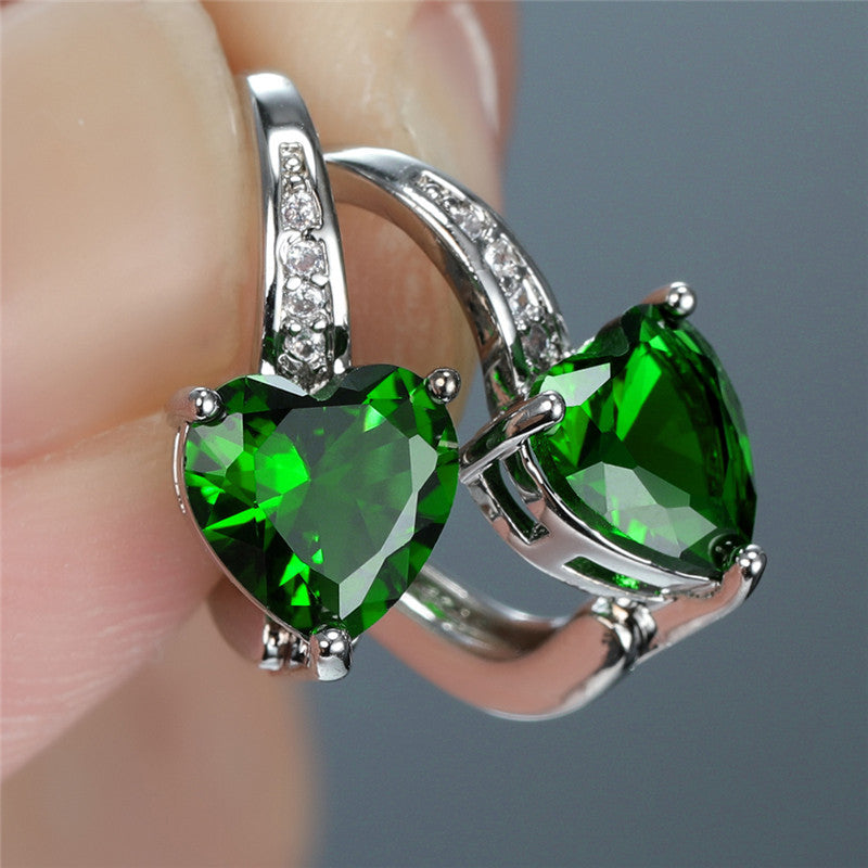 Lunara Greystelle - White Gold Earrings