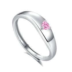 Lilia Hart White Gold Ring