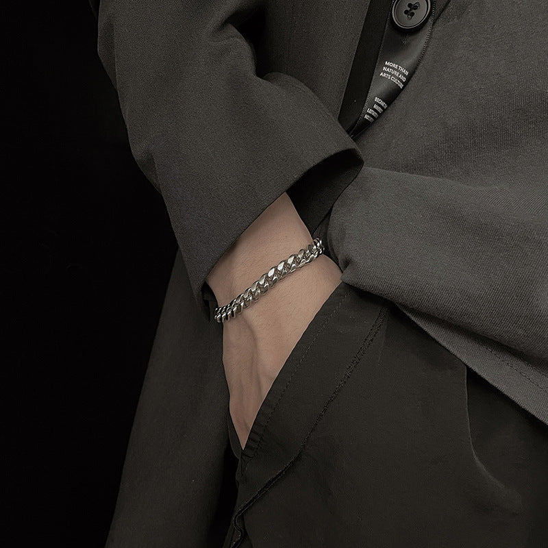 White Gold Sterling Vale Bracelet