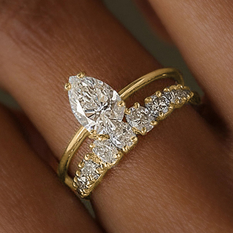 Gold Vivienne Hartley Ring