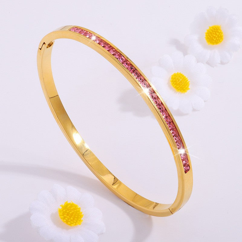 Liora Bellanotte Purple and Gold Bracelet