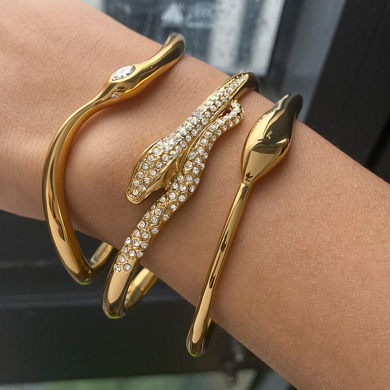 Cassian Veyne Gold Bracelet Set