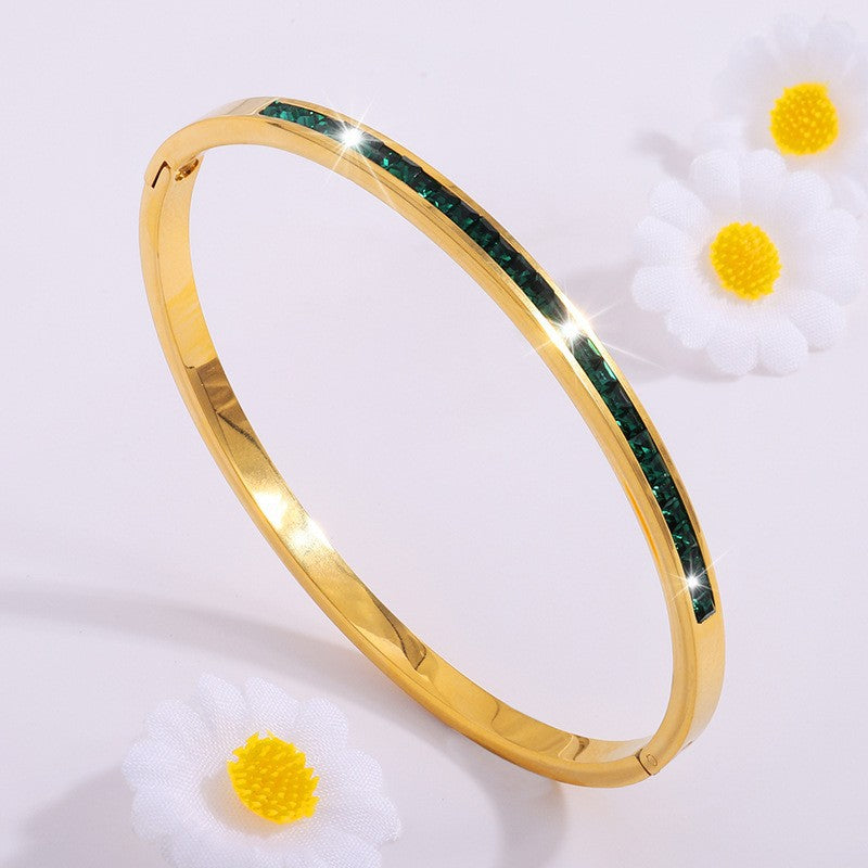 Liora Bellanotte Green & Gold Bracelet