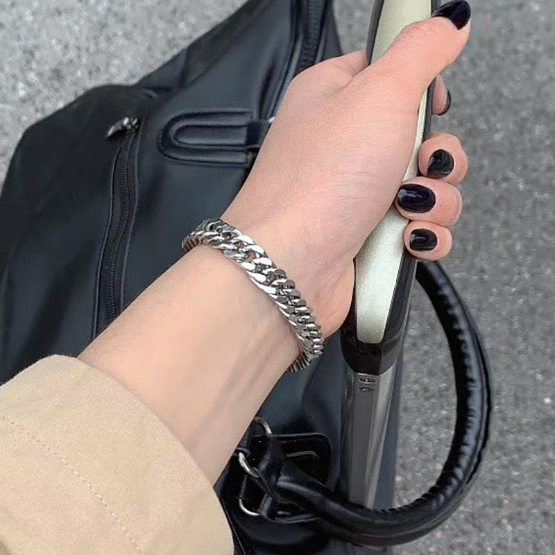 White Gold Sterling Vale Bracelet