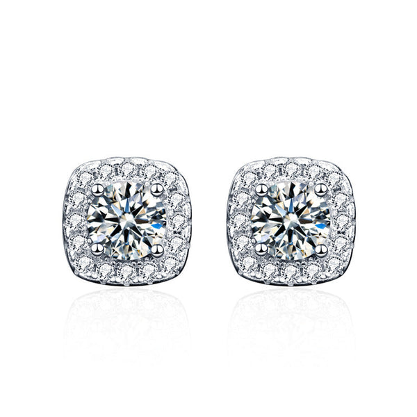Glennis - Earrings in White Gold