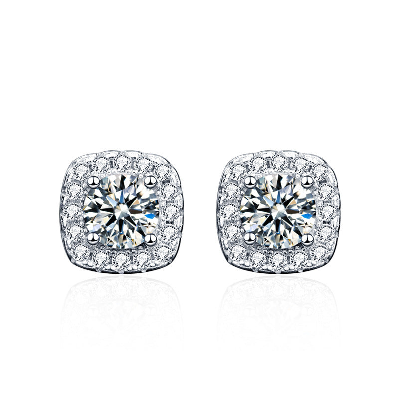 Glennis - Earrings in White Gold