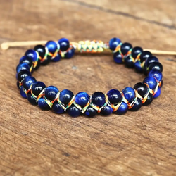 Oceanic Flame Tiger Eye Bracelet