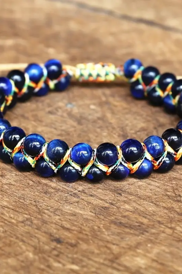 Oceanic Flame Tiger Eye Bracelet