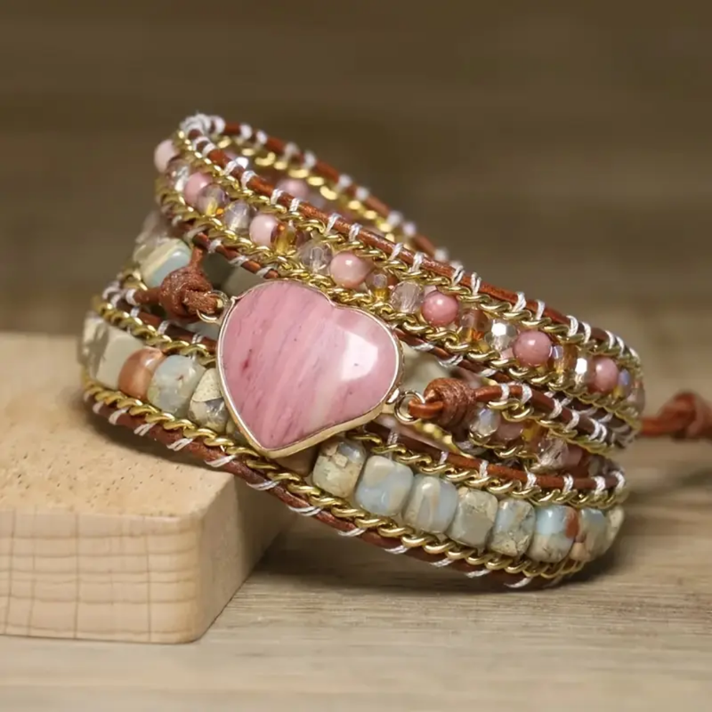 Blush Heart Unity Bracelet