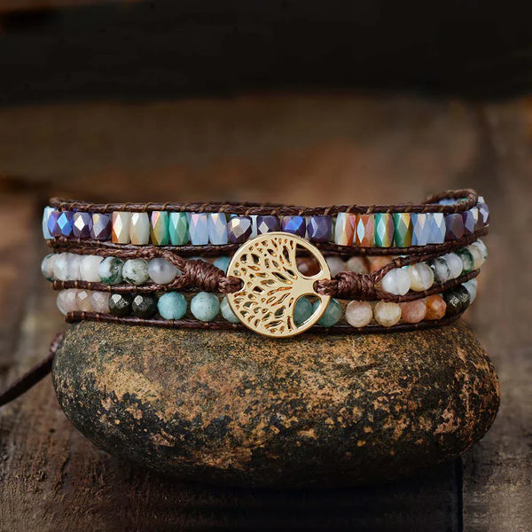 Jasper Life Tree Bracelet