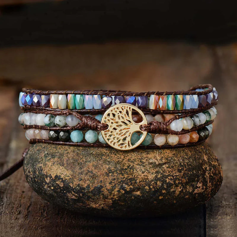 Jasper Life Tree Bracelet