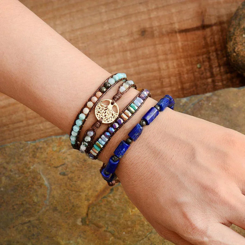 Jasper Life Tree Bracelet