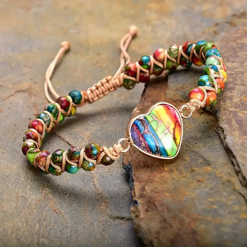 Chakra Love Bracelet in Vibrant Rainbow Colors