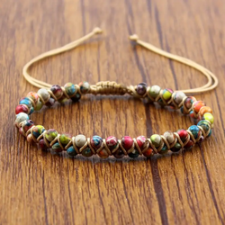 Vibrant Rainbow Jasper Healing Bracelet