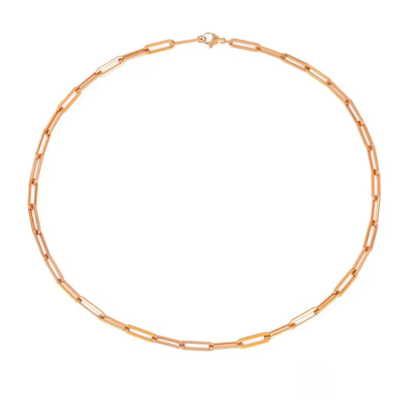 Archen White Gold Elegant Chain Necklace