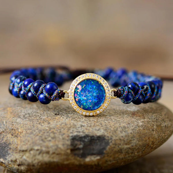 Radiant Jasper and Opal Bracelet