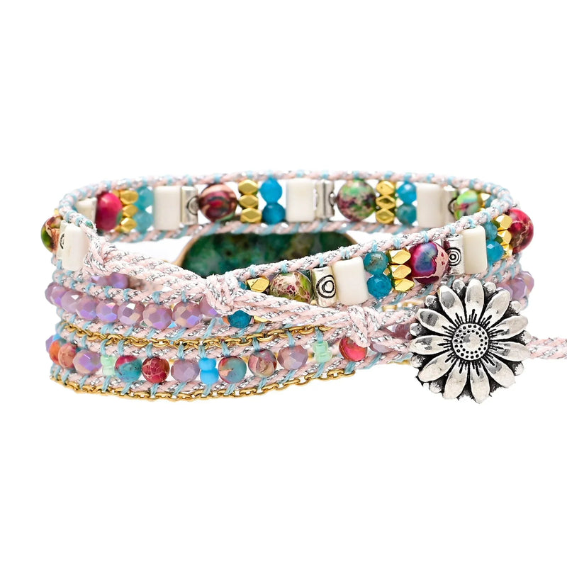 Vibrant Calcite Beaded Bracelet