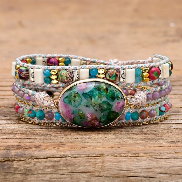 Vibrant Calcite Beaded Bracelet