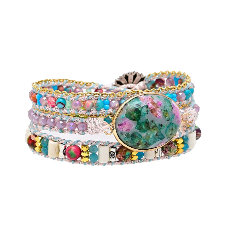 Vibrant Calcite Beaded Bracelet
