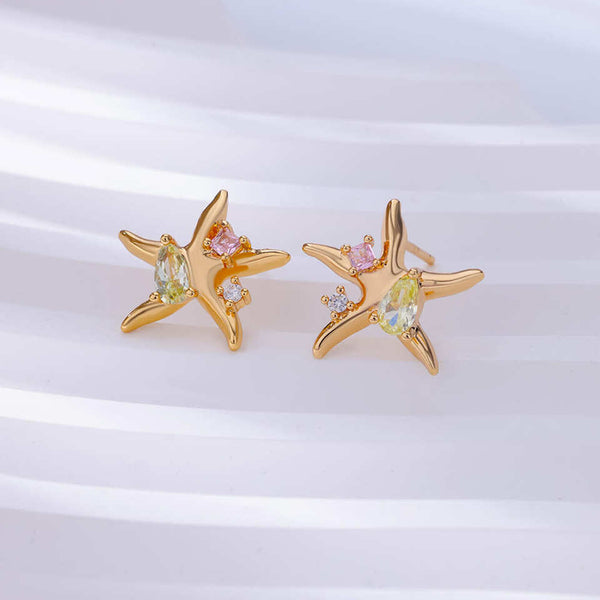 Freya - Joyful Starfish Earrings