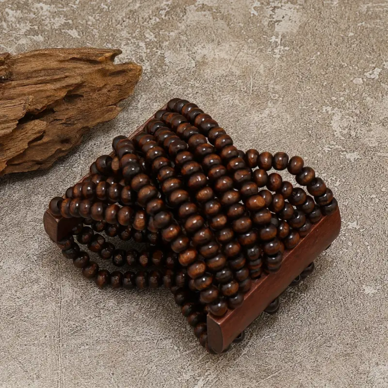Divine Strength Wood Bracelet