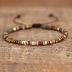 Sunset Glow Beaded Bracelet