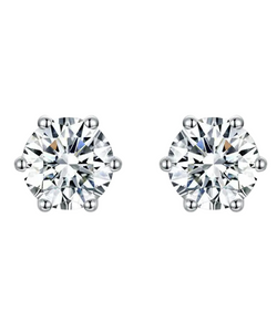 Destinee - Earrings in White Gold