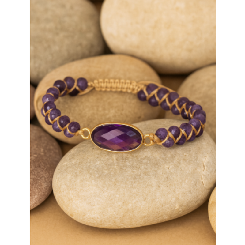 Abigail - Amethyst Elegance Bracelet