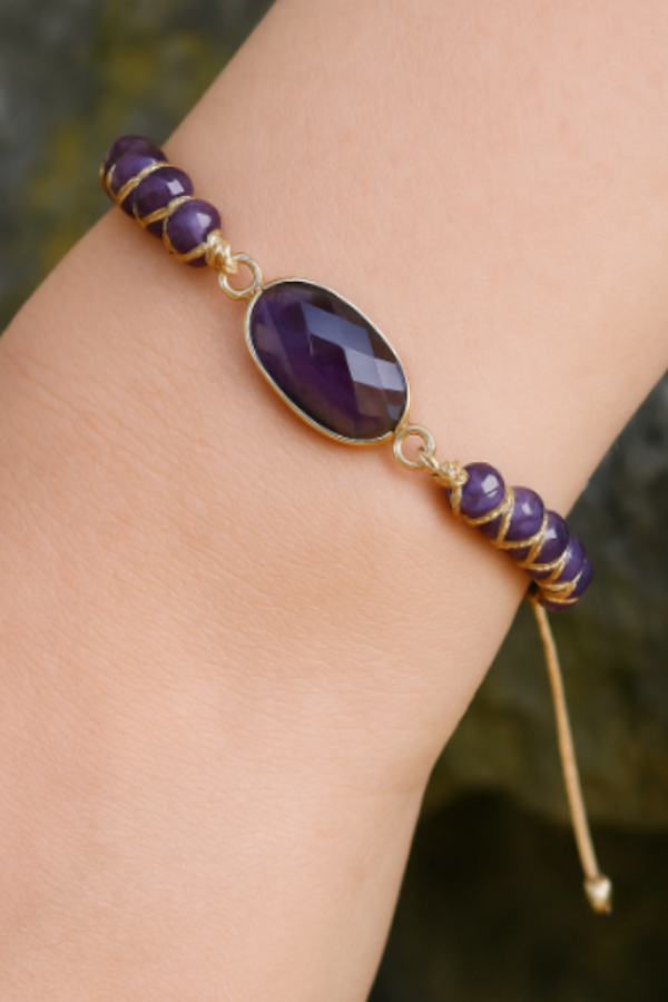Abigail - Amethyst Elegance Bracelet