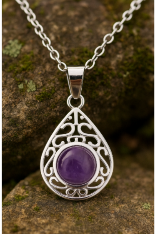 Avery - Amethyst Necklace