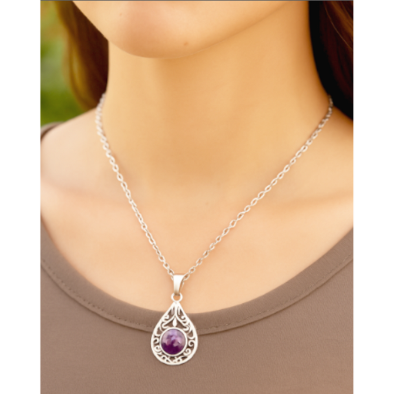 Avery - Amethyst Necklace