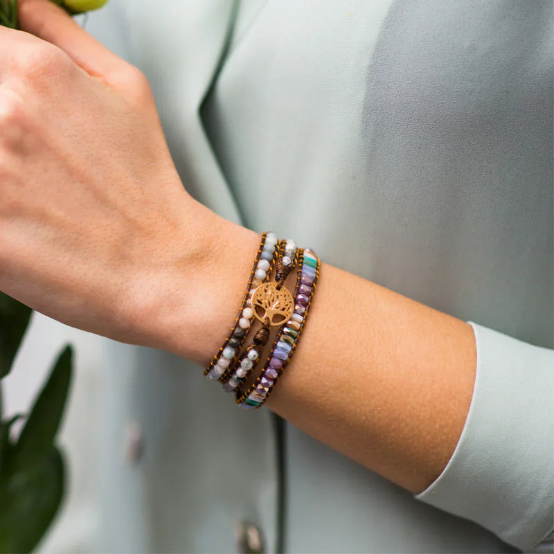 Jasper Life Tree Bracelet