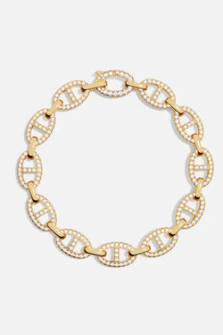 Marina - White Gold Bracelet