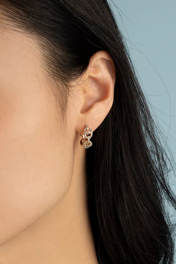Isla Marina Earrings in White Gold