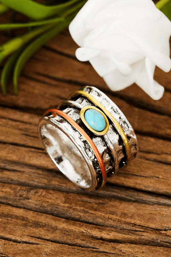 Hailey - Vintage Bohemian Turquoise Ring