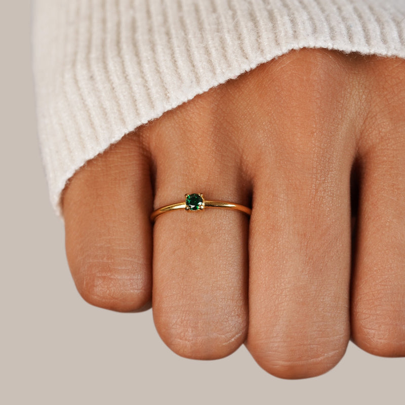 Deborah - Gemstone Birth Rings